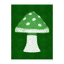 Green Mushroom Custom Announcement