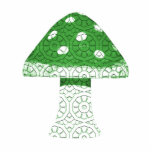 Green Mushroon photo sculptures