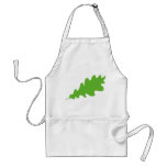 Green Oak Tree Leaf. Vector Art Image. Custom aprons