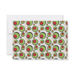 green olives pattern invitation