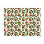 green olives pattern post cards