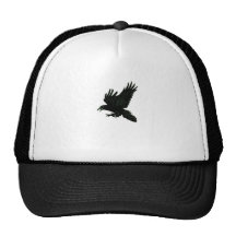 Green on Black Rook Mesh Hats