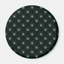 Green on Blue Color Explosion Magnet