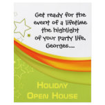 Green & Orange Stars flyers