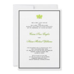 Green Orchid Invitation
