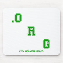 Green ORG Mousepads