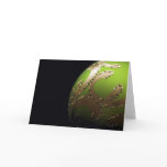 Green Ornament Card