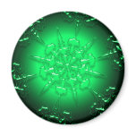 Green Ornament Magnet