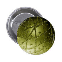 Green Ornament Pinback Buttons