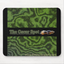 Green Oscar Stream Mouse Pad