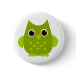 Green Owl Pins
