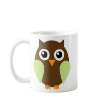 Green Owl Mugs
