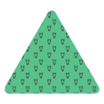 Green owl pattern
