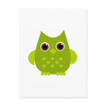 Green Owl Postcards