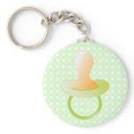 Green Pacifier Keychains