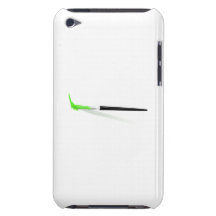 Green Paint Brush Barely There iPod Cases
