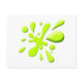 Green Paint Splodge Postcards