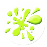 Green Paint Splodge