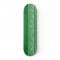 Green Paisley Skateboard Pro