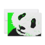 green panda invitations