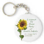 Green Party of South Dakota keychains