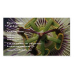 Green Passiflora flowers Business Cards