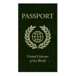 green passport business card