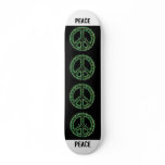 green peace sign skateboard