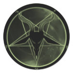 Green Pentagram stickers