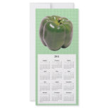 Green Pepper Telephone and Calender card rack cards