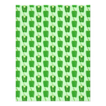 Green Peppers. Pattern. Announcements