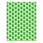 Green Peppers. Pattern. postcards