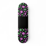 green pink and black skateboards
