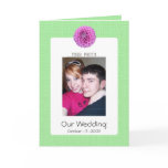 Green_Pink Gerber Greeting Card