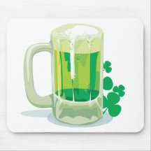 Green Pint Mouse Mat