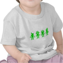 green pixel robots t-shirts