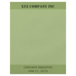 green plain border flyers