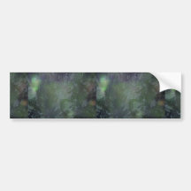 Green Plastic Bumper Sticker