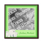 Green Polar Bears Magnet