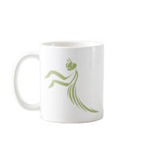 Green Praying Mantis Logo Coffee Mugs