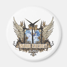 Green Pride Wind Alaska Magnet