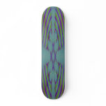 GREEN PSYCHEDELIC SKATEBOARD