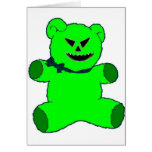 Green Psycho Teddy cards