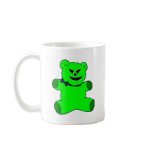 Green Psycho Teddy Mug