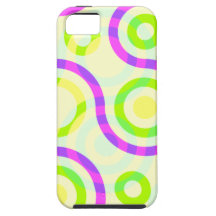 Green Purple and Yellow Geometric iPhone 5 Case