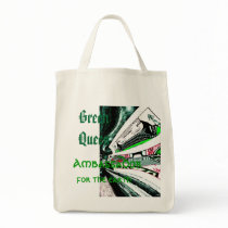 "Green Queen" Tote Bag