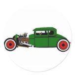 GREEN RAT ROD stickers