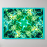 Green Razzle Dazzle Print