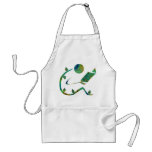 Green Reader Apron