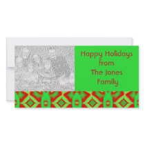 green red holiday pattern